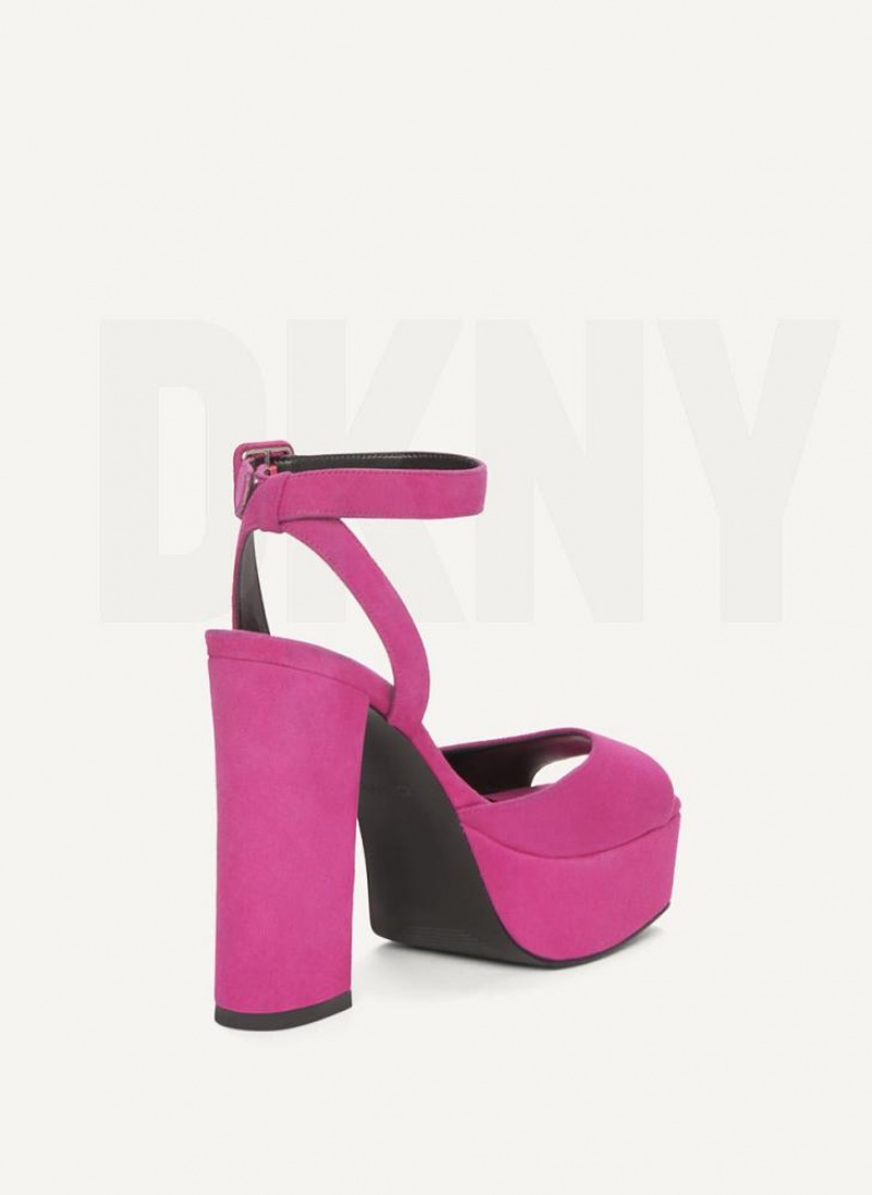 Purple Women's DKNY Party Platform Heels | Australia-D0306