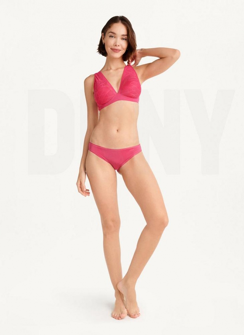 Red Women's DKNY Table Tops Lace Bras | Australia-D1058