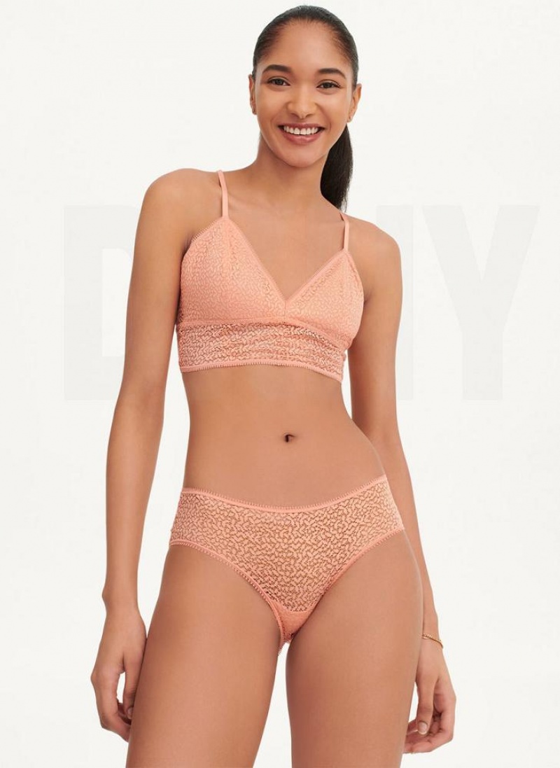 Rose Women's DKNY Modern Lace Hipster Panties | Australia-D0402
