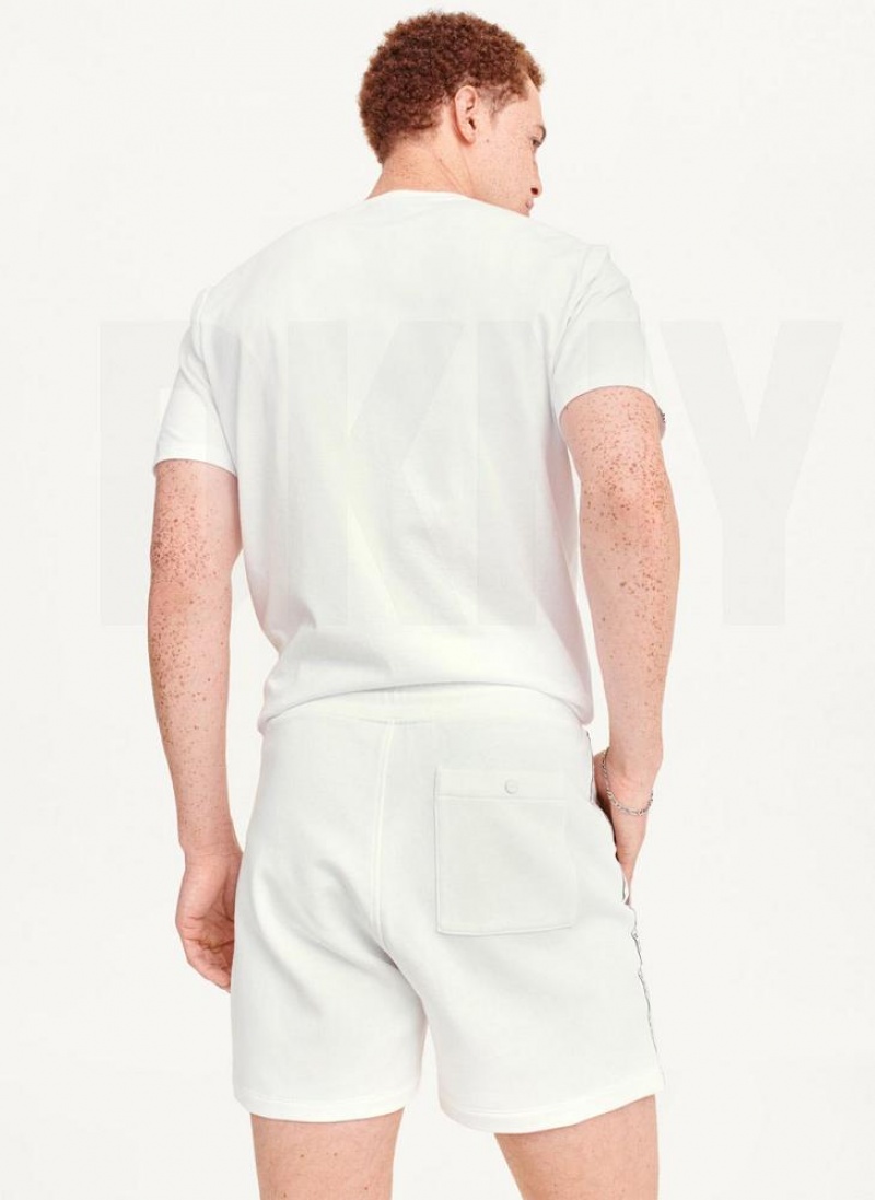 White Men's DKNY Tenniss Shorts | Australia-D0725