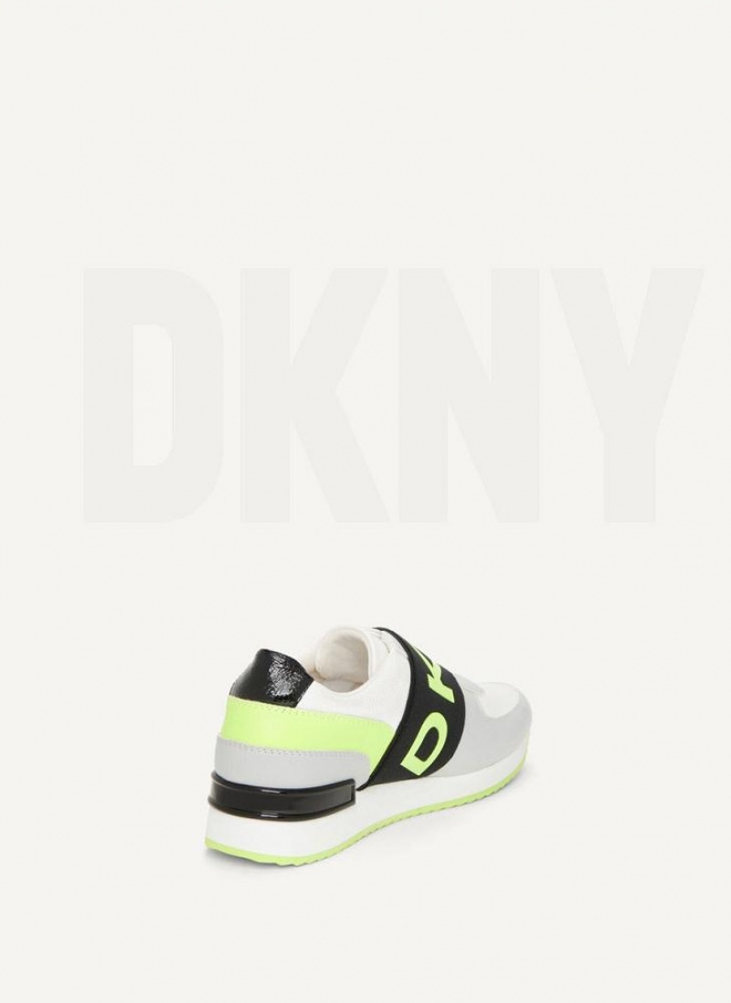 White Women's DKNY Marli Slip On Sneakers | Australia-D1514