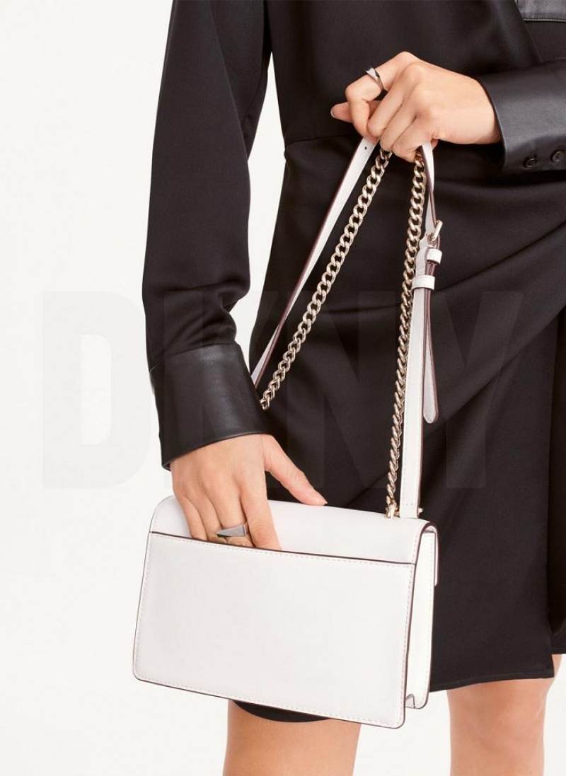 White Women's DKNY Millie Shoulder Bags | Australia-D0266