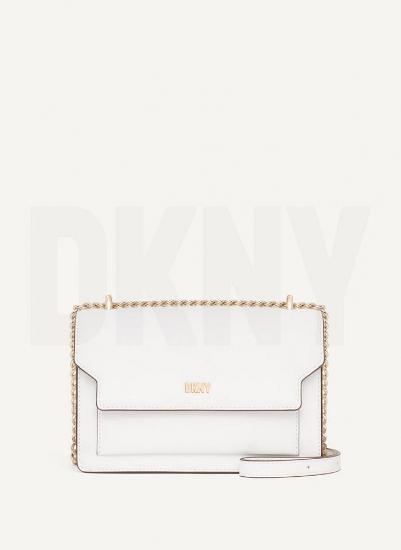 White Women\'s DKNY Millie Shoulder Bags | Australia-D0266