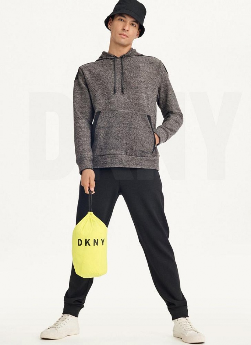 Yellow Men's DKNY Packable Puffer Jacket | Australia-D1300