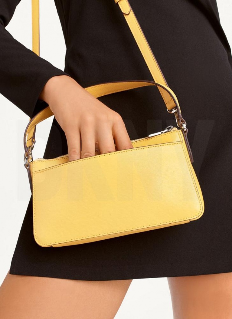 Yellow Women's DKNY Irina Demi Wallets | Australia-D1384