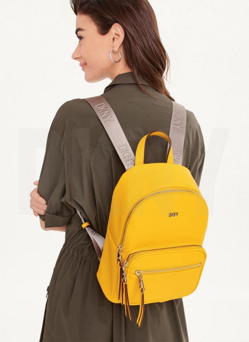 Yellow Women's DKNY Maxine Backpacks | Australia-D0662