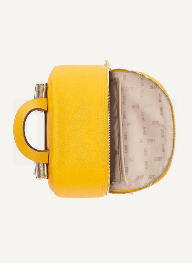 Yellow Women's DKNY Maxine Backpacks | Australia-D0662