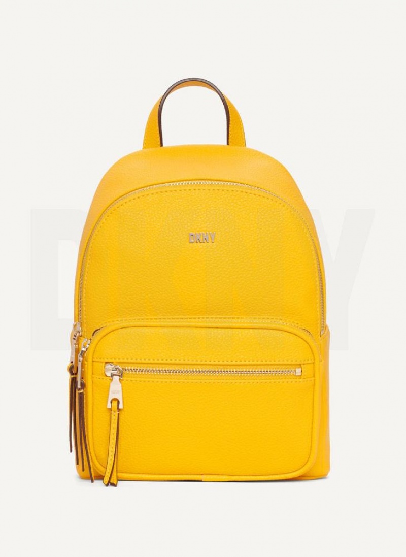 Yellow Women\'s DKNY Maxine Backpacks | Australia-D0662