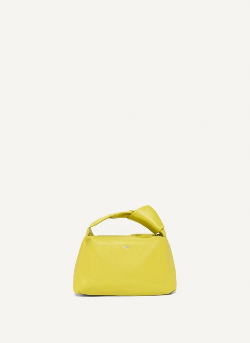 Yellow Women's DKNY Mini Modernist Knot Tote Bags | Australia-D0597