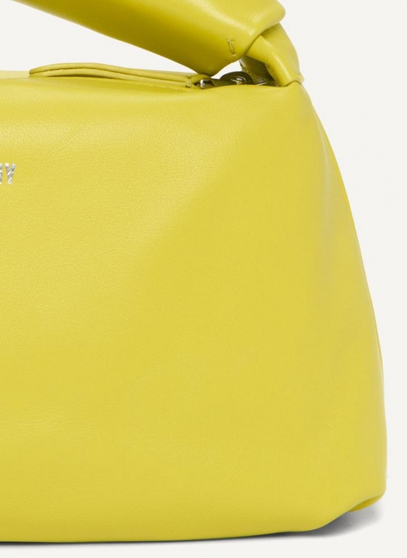 Yellow Women's DKNY Mini Modernist Knot Tote Bags | Australia-D0597